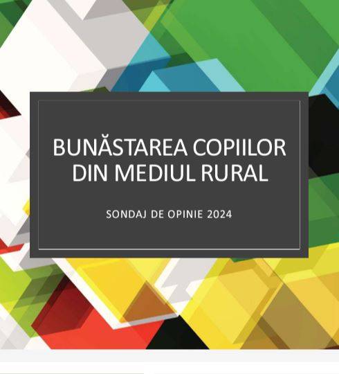 Studiu Bunastarea copiilor din mediul rural 2024, World Vision Romania